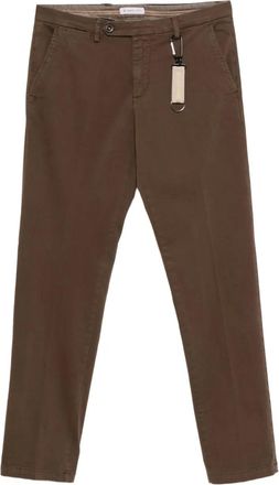 Manuel Ritz button-fastening trousers - Brown