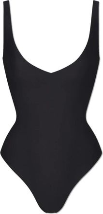 SKIMS Skims, Tops, Dames, Zwart, 2Xl, Plunge Bodysuit