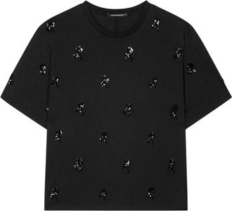 Luisa Cerano Shirt - Dames - T-shirts - Zwart - M - Tops