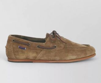 Sebago owen suede loafers slip on rubber sole