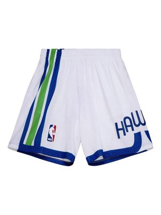 Mitchell & Ness x NBA Atlanta Hawks 1970 shorts - White