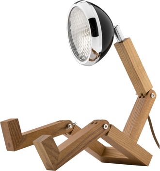 Piffany Copenhagen L&aacute;mpara De Mesa Copenhagen Mr Wattson Led 3w Madera