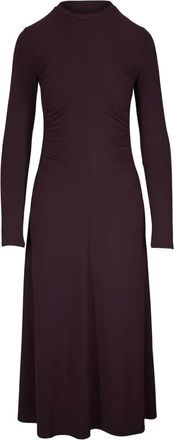 Vince Abito midi con arricciatura - Viola