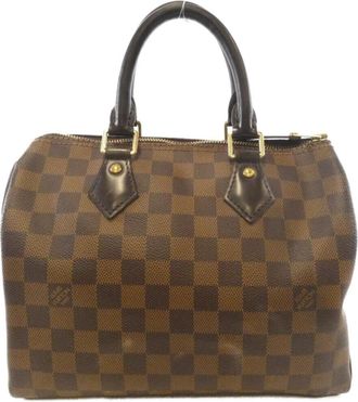 Louis Vuitton Ebene Coated Canvas Boston Bag (Pre-Owned)