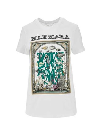 Max Mara katoenjersey T-shirt zwart