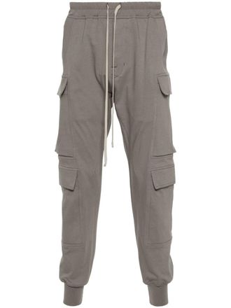 Rick Owens Mastodon Cargo track pants - men - Buffalo Horn/Organic Cotton - 50 - Grey