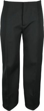 Bottega Veneta Dames, Broeken, Zwart, Maat: 2XS Wol