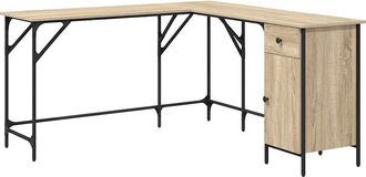 vidaXL Vidaxl - Escritorio Madera De Ingenier&iacute;a Roble Sonoma 141x141x75 Cm