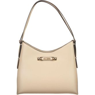 Guess Beige Poliuretano Women Womens Handbag