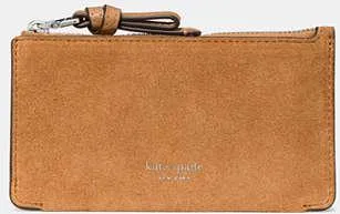 Kate Spade New York Loop Suede Zip Card Case