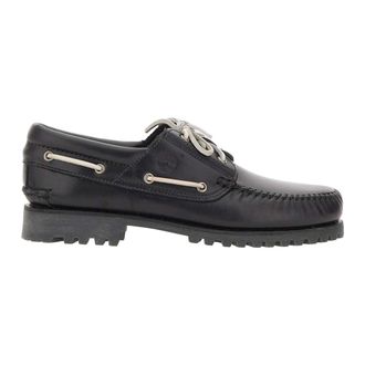 Timberland Authentieke Sailorschoenen - unisex - Bootschoenen - Zwart - 44 EU - Leer - Schoenen