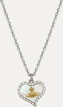 Vivienne Westwood Petra Pendant Necklace Platinum-gold-white-pearl-tint-mop-white-opal Platinum-gold-white-pearl-tint-mop-white-opal Women