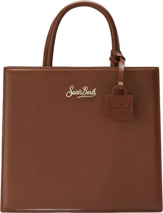 MC2 Saint Barth Versatile Midi Tote Bag In Calf Leather