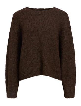 Object Womens Objsaggia Ls Lo Pullover E Wi 24, Seal Brown, S