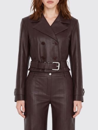 Patrizia Pepe Jacket Woman color Brown