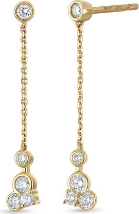 Bony Levy 18K Gold Monaco Diamond Chain Drop Earrings in 18K Yellow Gold/Diamond at Nordstrom