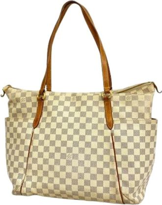 Louis Vuitton Pre-owned Tote Bags, female, White, Size: ONE SIZE Pre-owned Totally GM Tote Bag