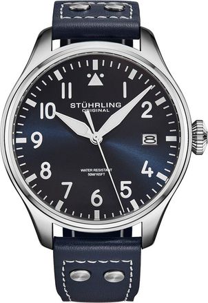 St&uuml;hrling Mens Aviator Watch