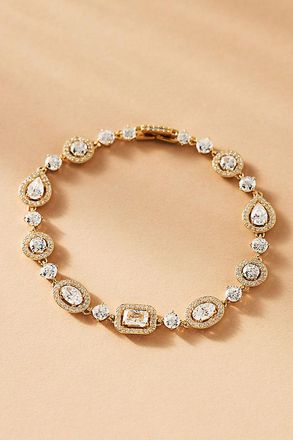 Nadri Radiant Halo Line Bracelet