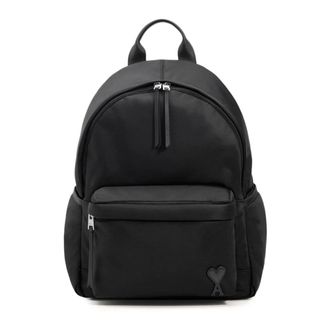 Ami Tassen, Dames, Zwart, ONE Size, Leer, Marcel Backpack