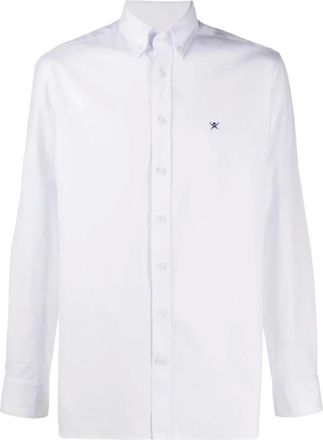 Hackett Camicia Button-Down con Logo - - Shirts - Uomo - Bianco - L