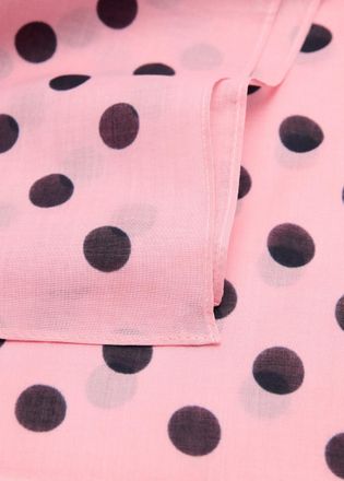 Mango Foulard stampa pois rosa - Donna - Taglia unica - MANGO