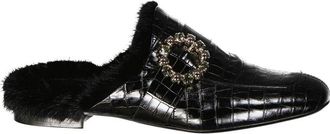 Eleventy Calfskin Womens Mules