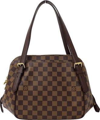 Louis Vuitton Brown Damier Canvas Damier Canvas Handbag Shoulder Bag Tote Bag (Pre-Owned)