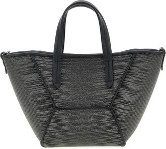 Brunello Cucinelli Tassen, Dames, Zwart, ONE Size, Leer, BC Duo Mini Bag