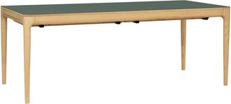 Umage HeartnSoul Esstisch, 90 x 200 cm, Eiche / moss green