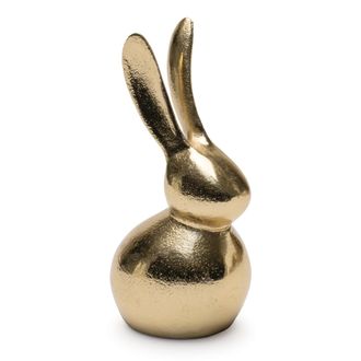 Melrose International Modern Metal Bunny Decor (Set of 2) - Gold