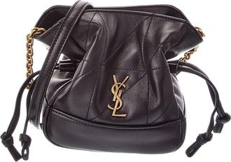 Saint Laurent Cassandra Jamie Mini Leather Cross