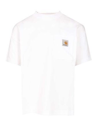 Carhartt Work in Progress S/S Work Pocket T-Shirt Bianco-Uomo
