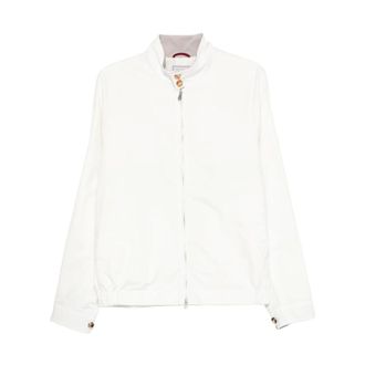 Brunello Cucinelli Heren, Jassen, Wit, Maat: L