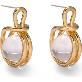 LADY GREY Sling Quartz Drop Earrings in Gold at Nordstrom