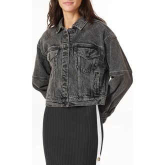 Scotch & Soda Oversize Crop Denim Jacket in Queensboro at Nordstrom Rack, Size X-Small