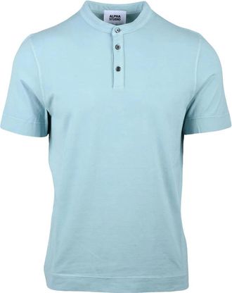 Alpha Studio Serafino T-Shirt - Heren - T-shirts - Blauw - L - Katoen - Tops