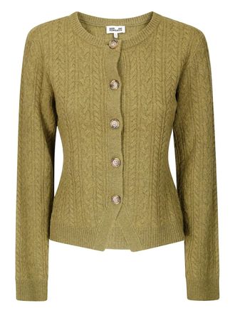 Baum Und Pferdgarten Clarah cable-knit buttoned cardigan - women - Merino - S - Green