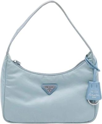 Prada Borsa a spalla Pre-owned Re Edition 2000 - - Pre-owned - Donna - Blu - ONE SIZE