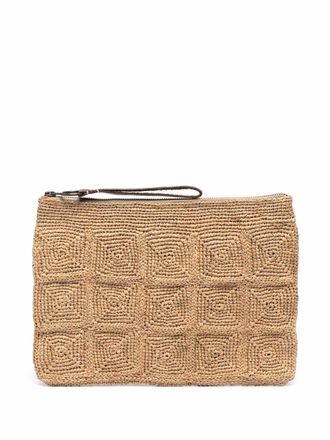 Ibeliv Tanala geweven clutch - Beige