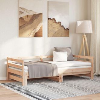 vidaXL Lettino Estraibile senza Materasso 90x190 cm Vidaxl