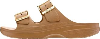Crocs (WMNS) Crocs Metallic Buckle Saturday Sandal Sepia 213316-2EY