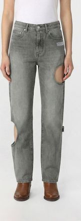 Off-white Jeans Hole Baggy Off-White in denim cut-out