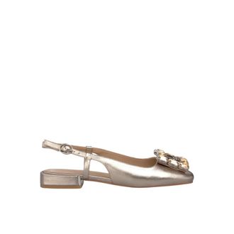 Alma En Pena Metal Buckle Sandal - female - ALMA EN PENA - Pumps - Yellow - 3 UK - Shoes