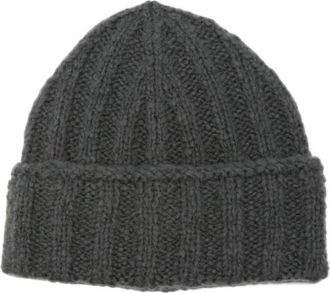 Roberto Collina Berretto in maglia a coste - - Accessories - Uomo - Grigio - ONE SIZE