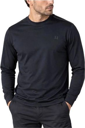 Karl Lagerfeld Tops > T-shirts - Heren - Longsleeves - Blauw - M - Tops