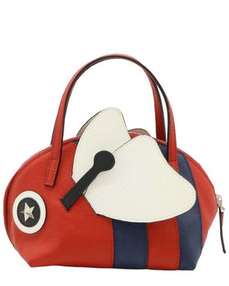 Gucci Red Calfskin Bee Childrens Tote (Authentic Pre-Loved)