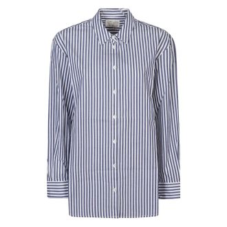 MC2 Saint Barth Shirts, female, Blue, Size: L Brigitte Shirt