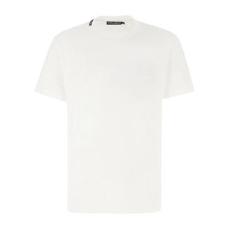 Dolce & Gabbana T-Shirts, male, White, Size: 2XL T-shirt with print
