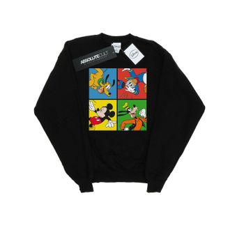 Disney Heren Mickey Mouse Friends Sweatshirt (Zwart)